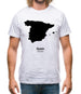 Spain Silhouette Mens T-Shirt
