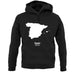 Spain Silhouette unisex hoodie