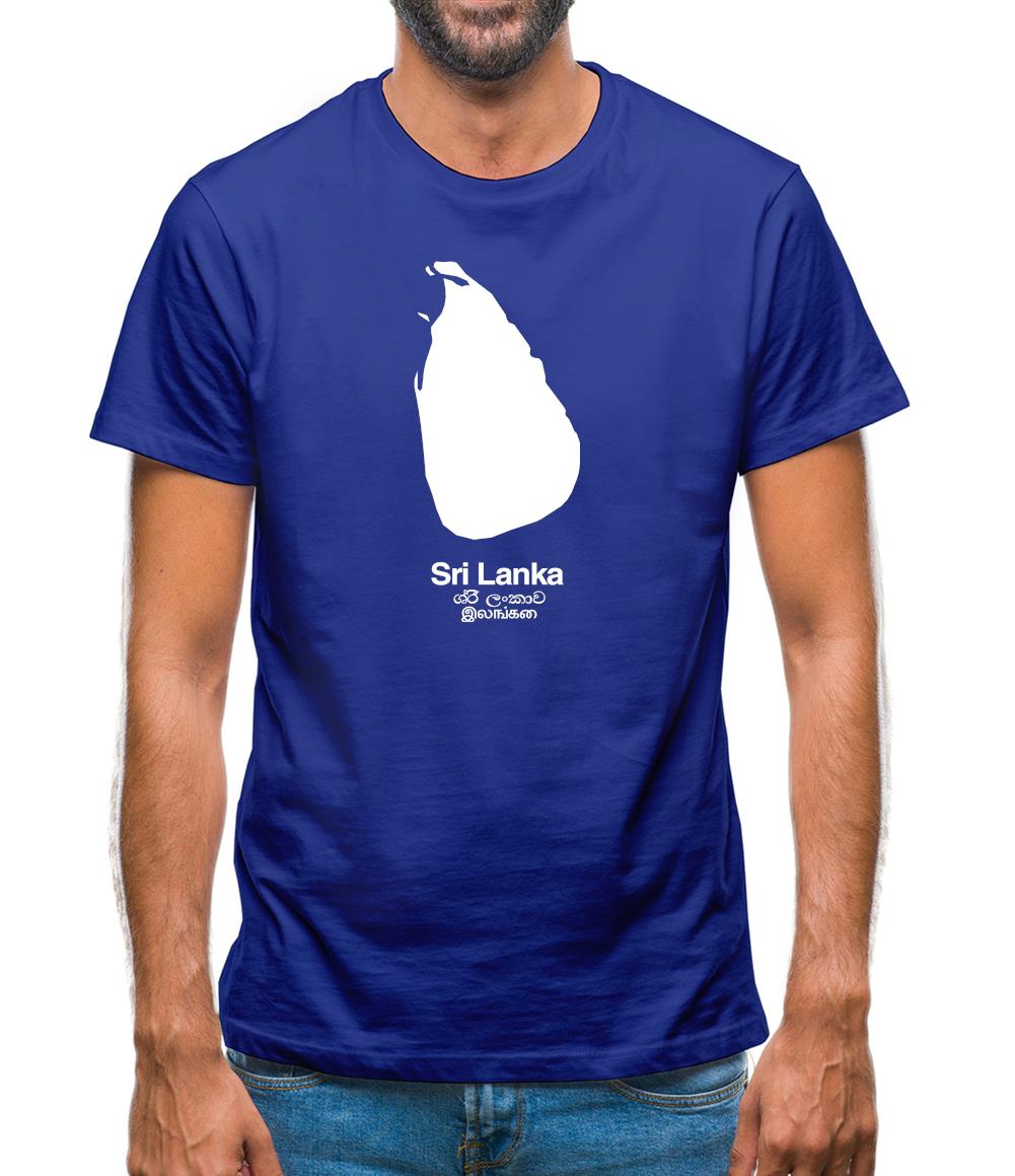 Sri Lanka Silhouette Mens T-Shirt