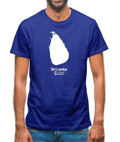 Sri Lanka Silhouette Mens T-Shirt