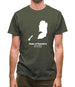 State Of Palestine Silhouette Mens T-Shirt