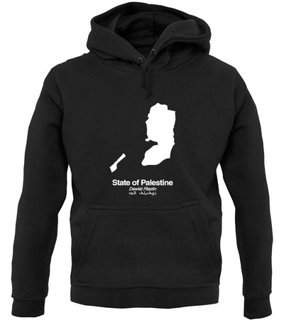 State Of Palestine Silhouette unisex hoodie
