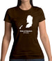 State Of Palestine Silhouette Womens T-Shirt