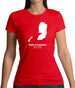 State Of Palestine Silhouette Womens T-Shirt