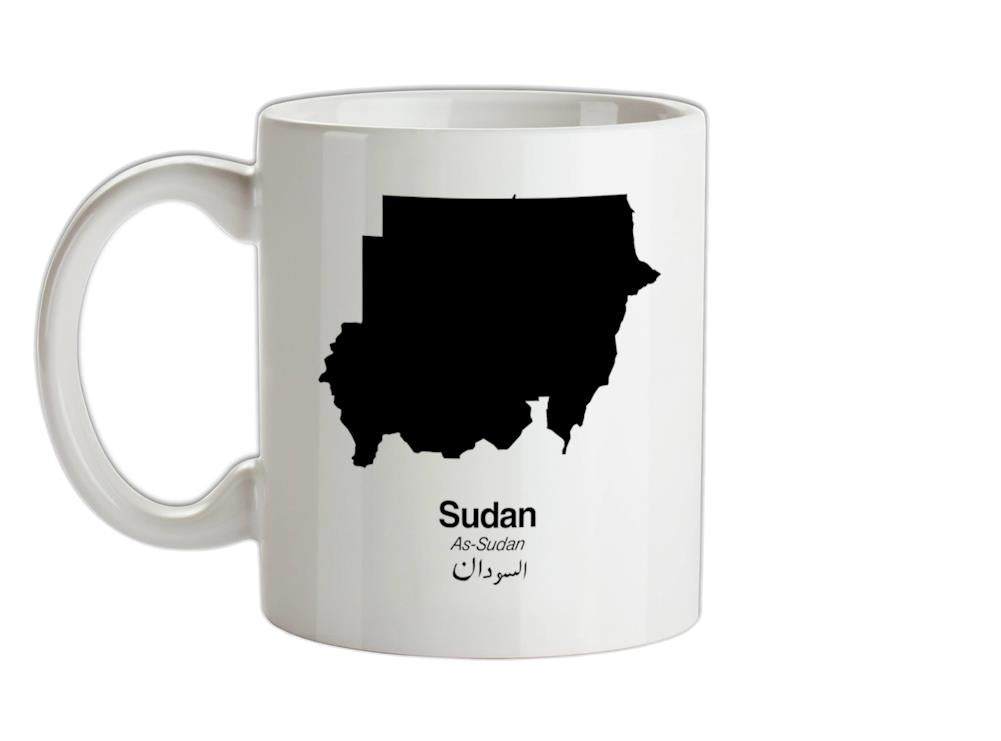 Sudan Silhouette Ceramic Mug