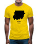 Sudan Silhouette Mens T-Shirt