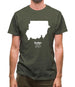 Sudan Silhouette Mens T-Shirt