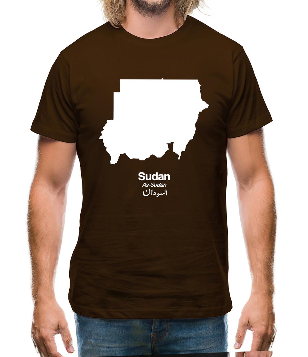 Sudan Silhouette Mens T-Shirt