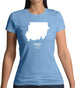 Sudan Silhouette Womens T-Shirt