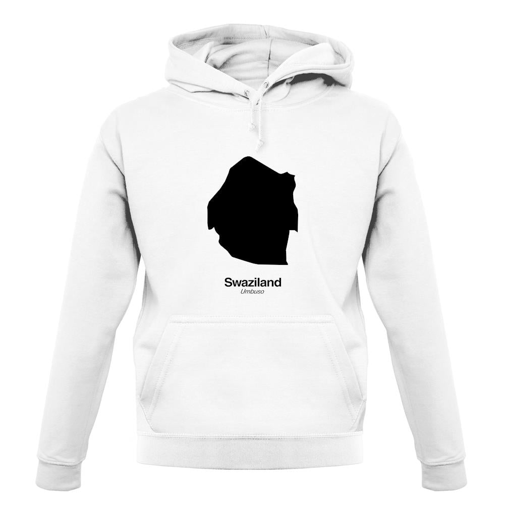 Swaziland Silhouette unisex hoodie