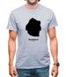 Swaziland Silhouette Mens T-Shirt