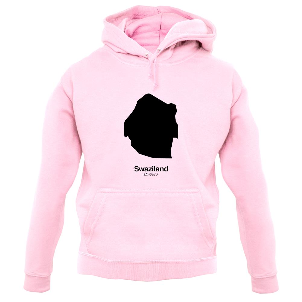 Swaziland Silhouette unisex hoodie