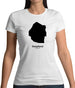 Swaziland Silhouette Womens T-Shirt