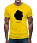 Swaziland Silhouette Mens T-Shirt