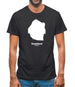 Swaziland Silhouette Mens T-Shirt