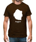 Swaziland Silhouette Mens T-Shirt