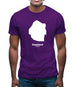 Swaziland Silhouette Mens T-Shirt