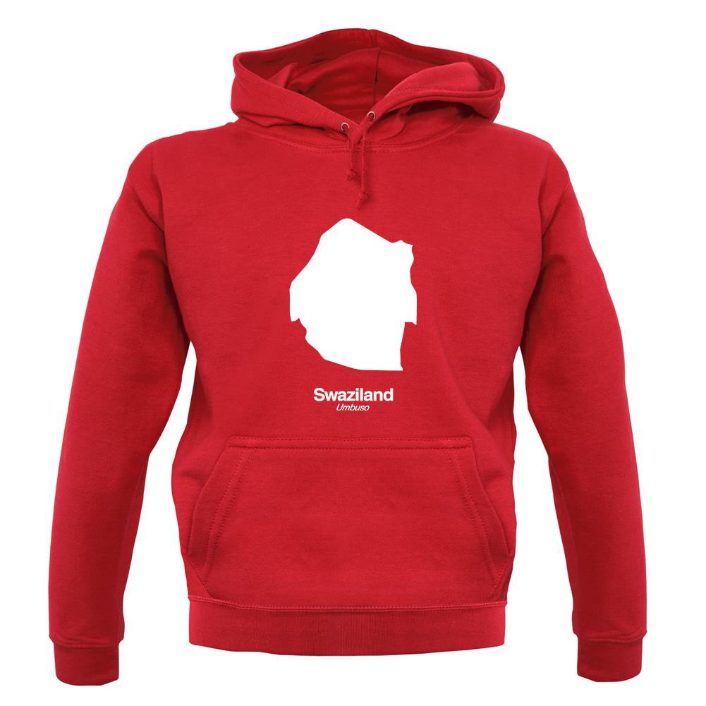 Swaziland Silhouette unisex hoodie