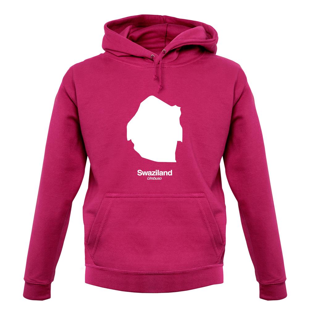 Swaziland Silhouette unisex hoodie