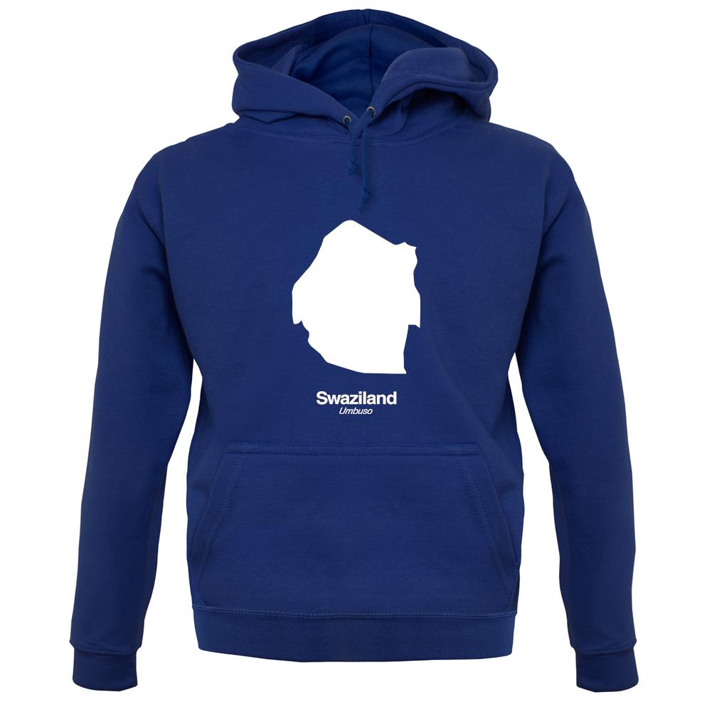 Swaziland Silhouette unisex hoodie