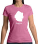 Swaziland Silhouette Womens T-Shirt