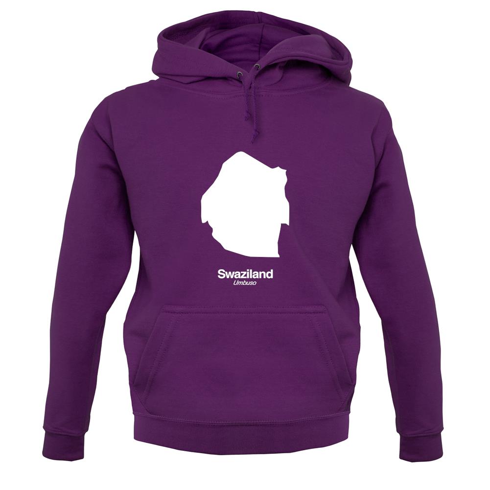 Swaziland Silhouette unisex hoodie