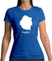 Swaziland Silhouette Womens T-Shirt