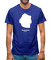 Swaziland Silhouette Mens T-Shirt