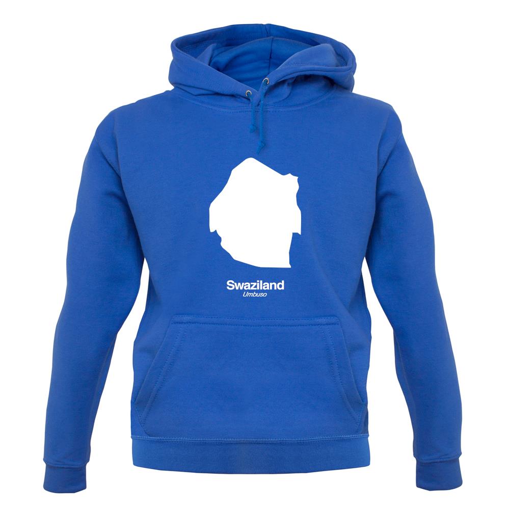 Swaziland Silhouette unisex hoodie
