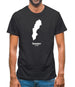 Sweden Silhouette Mens T-Shirt