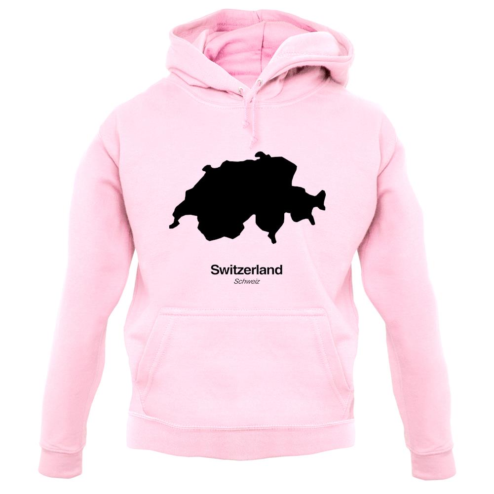 Switzerland Silhouette unisex hoodie