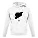 Syria Silhouette unisex hoodie