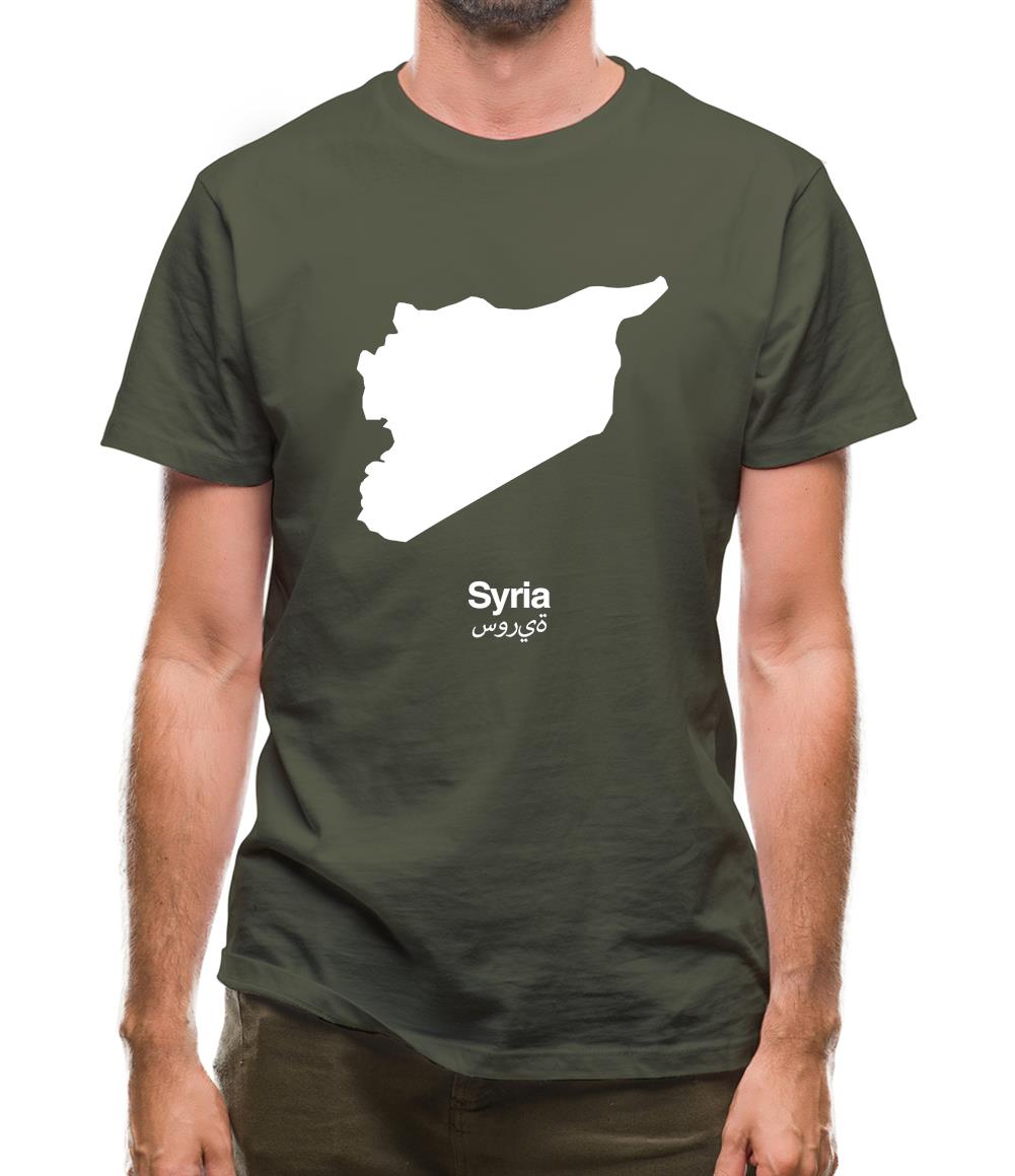 Syria Silhouette Mens T-Shirt