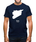 Syria Silhouette Mens T-Shirt