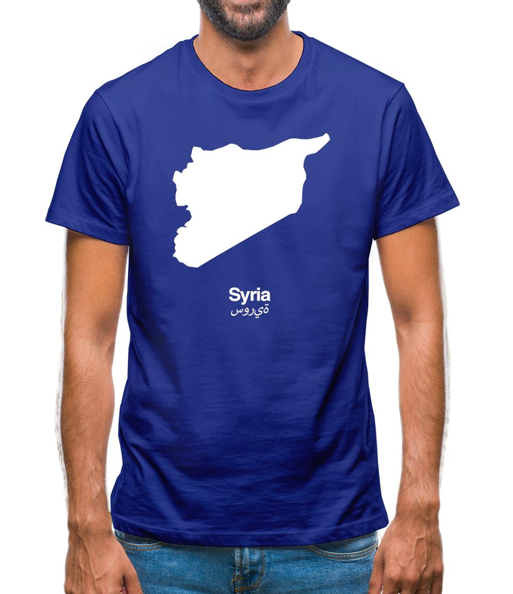 Syria Silhouette Mens T-Shirt