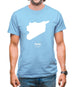 Syria Silhouette Mens T-Shirt