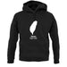 Taiwan Silhouette unisex hoodie