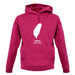 Taiwan Silhouette unisex hoodie