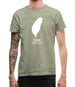 Taiwan Silhouette Mens T-Shirt