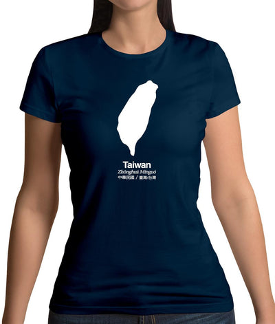 Taiwan Silhouette Womens T-Shirt