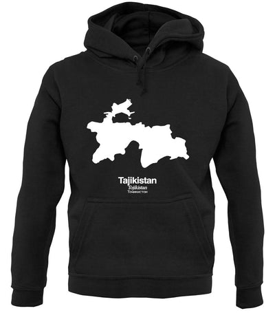 Tajikistan Silhouette unisex hoodie