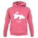 Tajikistan Silhouette unisex hoodie