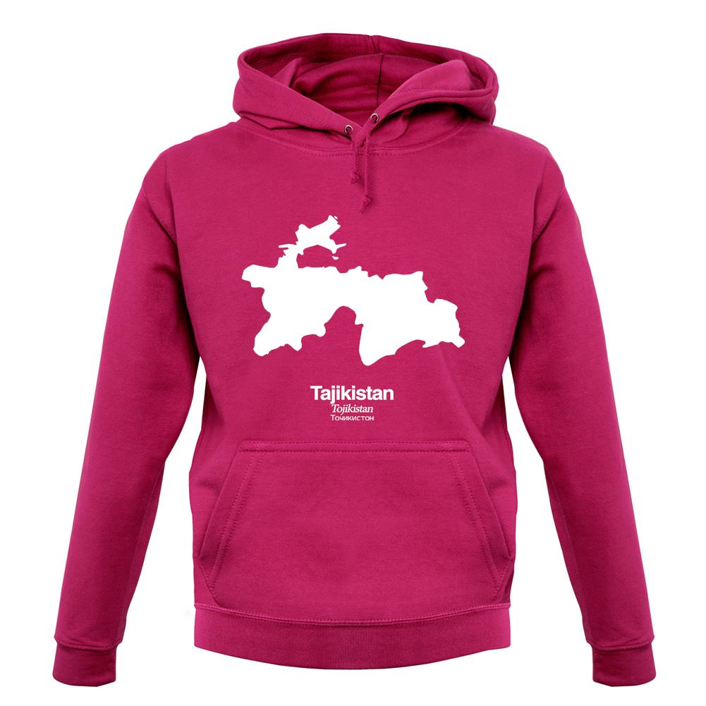 Tajikistan Silhouette unisex hoodie