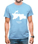 Tajikistan Silhouette Mens T-Shirt