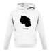 Tanzania Silhouette unisex hoodie