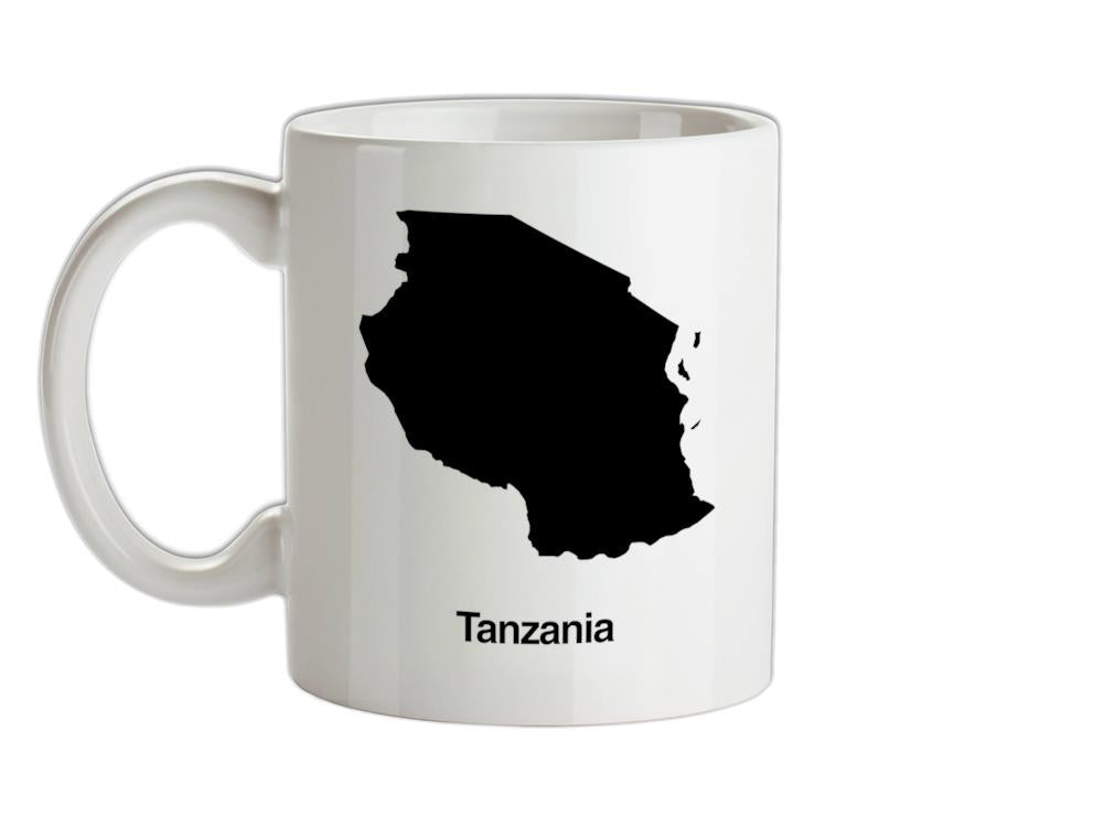 Tanzania Silhouette Ceramic Mug