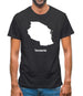 Tanzania Silhouette Mens T-Shirt