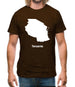 Tanzania Silhouette Mens T-Shirt