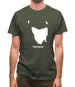 Tasmania Silhouette Mens T-Shirt