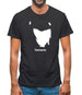Tasmania Silhouette Mens T-Shirt